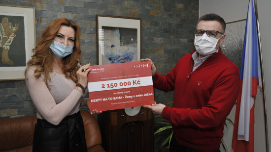 Projekt Nebýt na to sama pomůže onkologicky nemocným pacientkám léčeným v Masarykově onkologickém ústavu